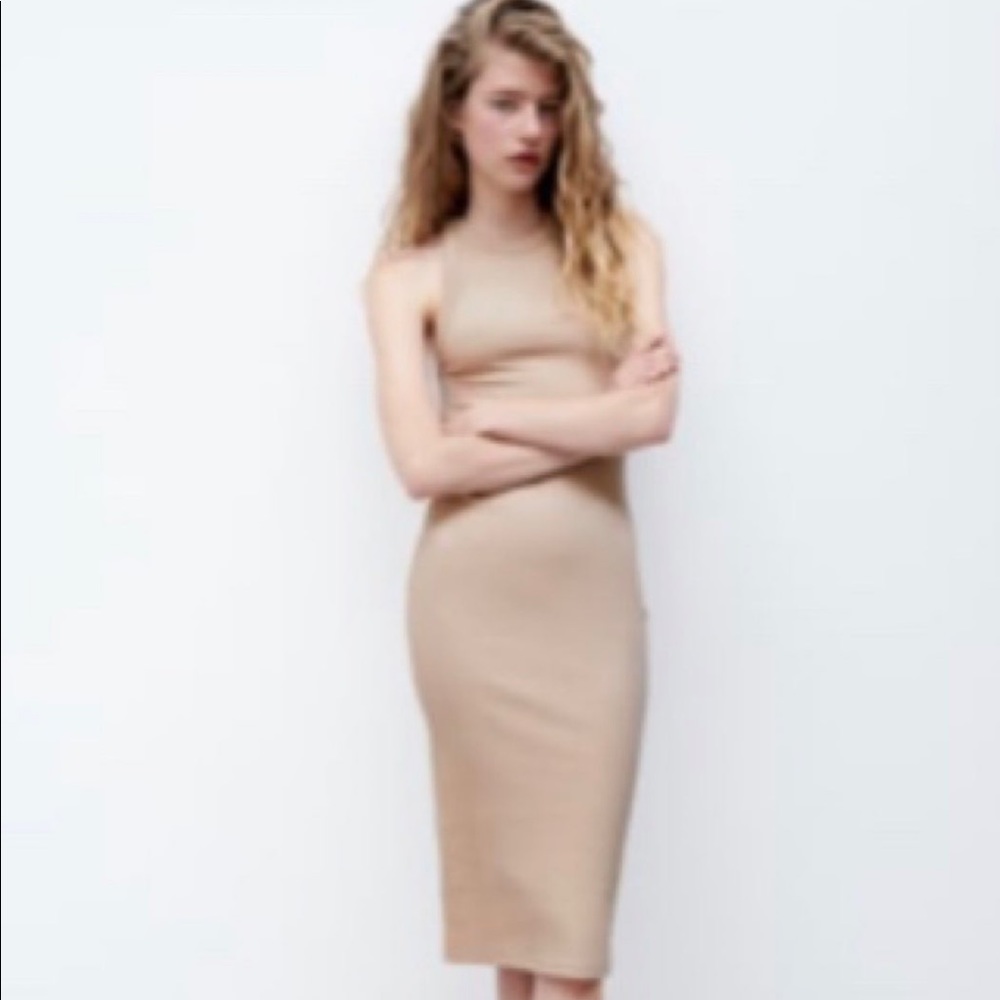 Zara ribbed dress